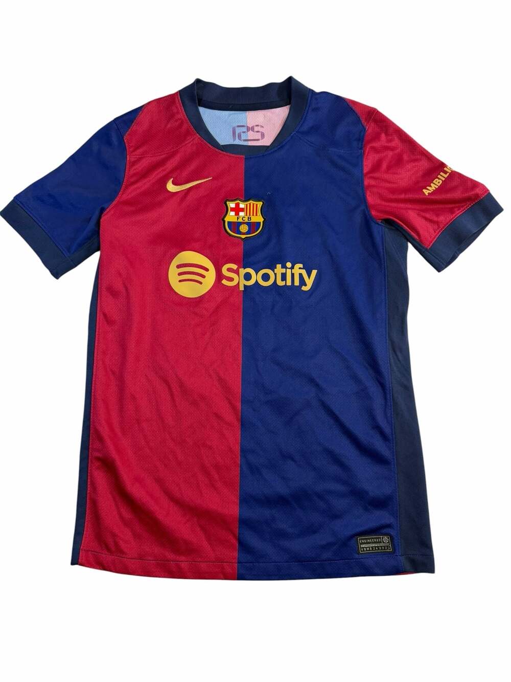 Nike FC Barcelona 2024/25 Messi 10 Jersey Youth XL Dri Fit Soccer Shirt FN9153